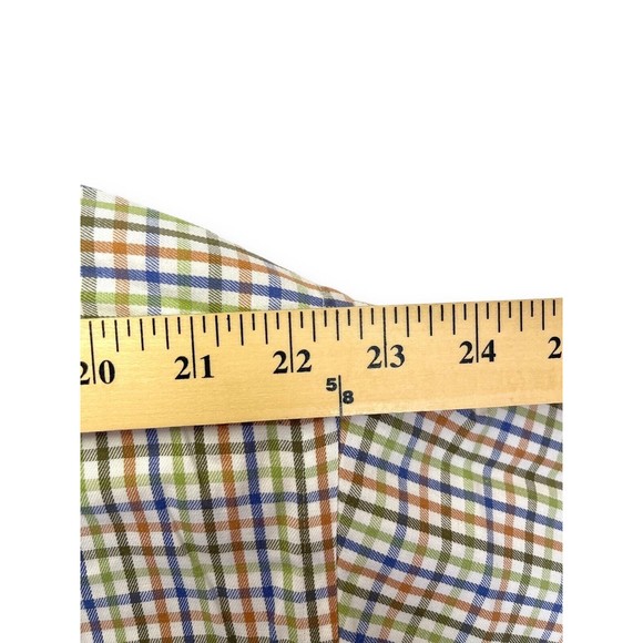 LL Bean Men's 2XLT Tall Traditional Fit Plaid Shirt - Long Sleeve Button-Up - Picture 6 of 11